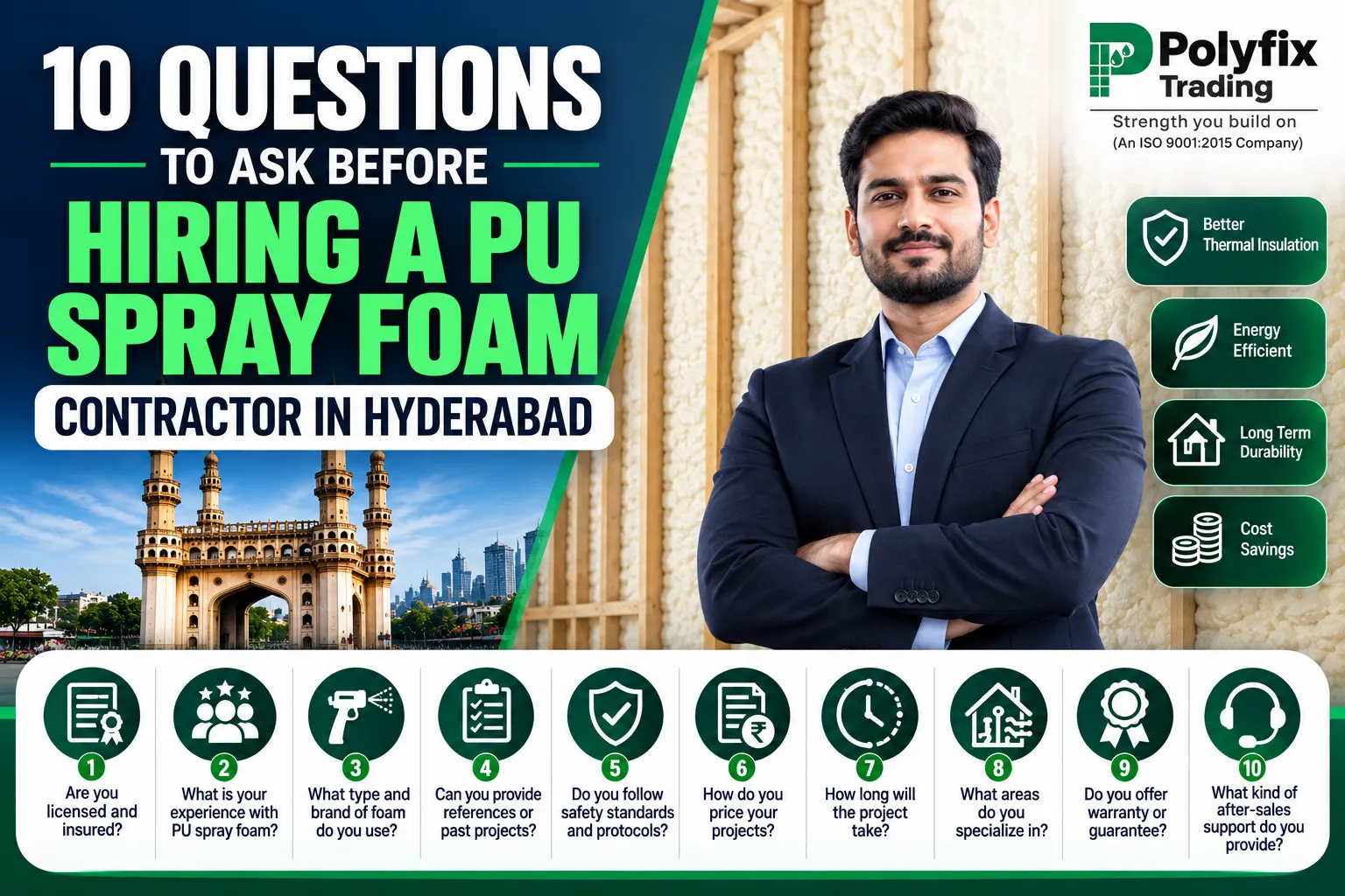PU Spray Foam Contractor Hyderabad | 10 Must-Ask Questions