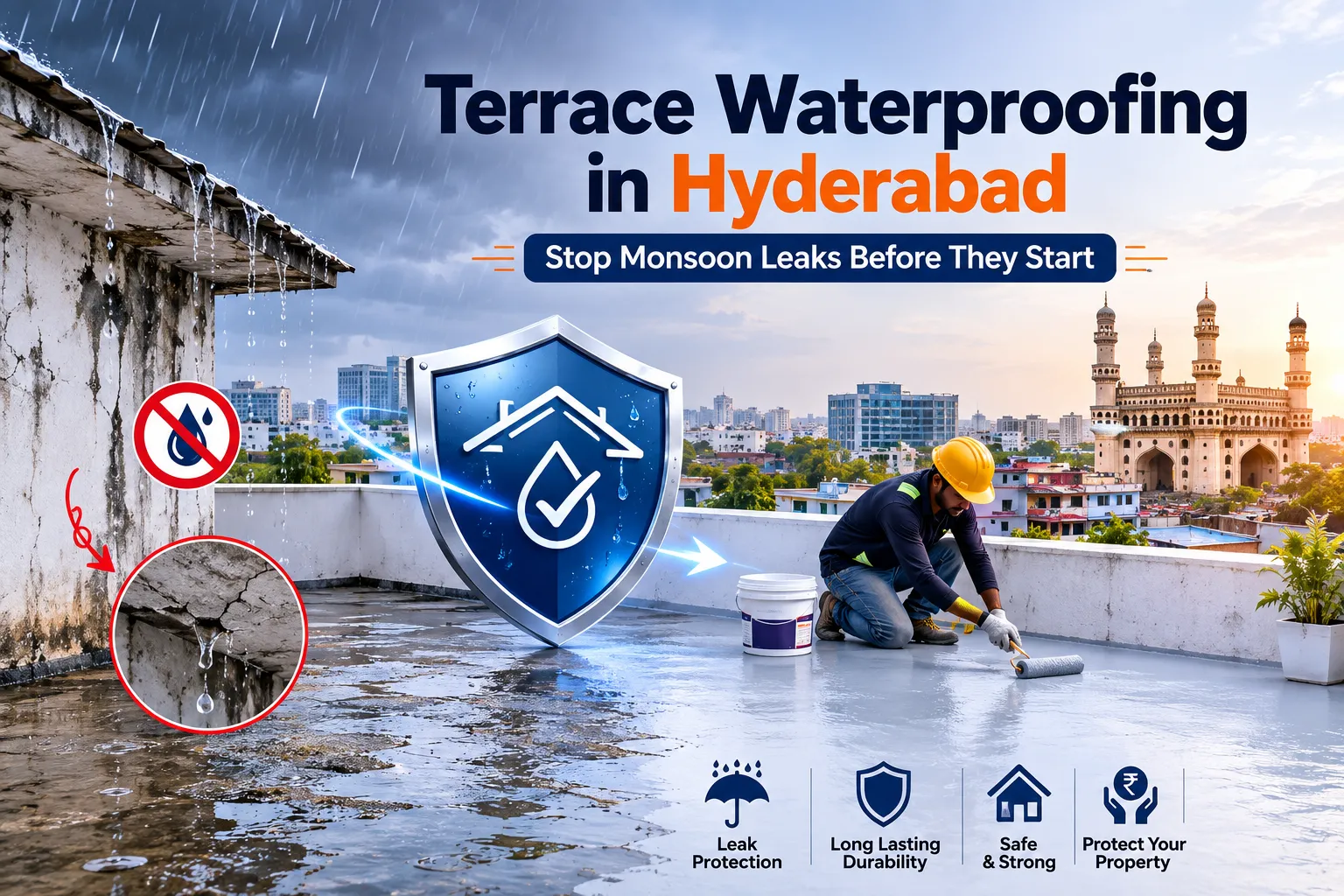 Terrace Waterproofing in Hyderabad